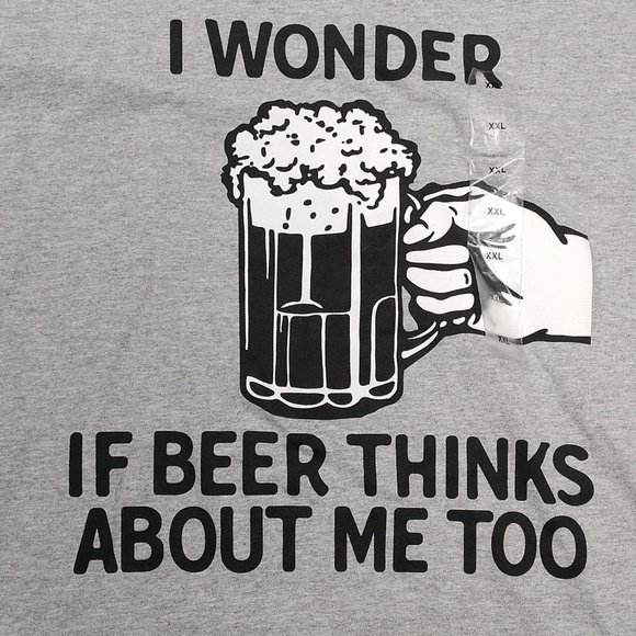 NWT men's Beer t shirt size 2X - Picture 2 of 8